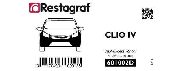 RESTAGRAF Holding Clip Set, body Article number: 601002D cheaply