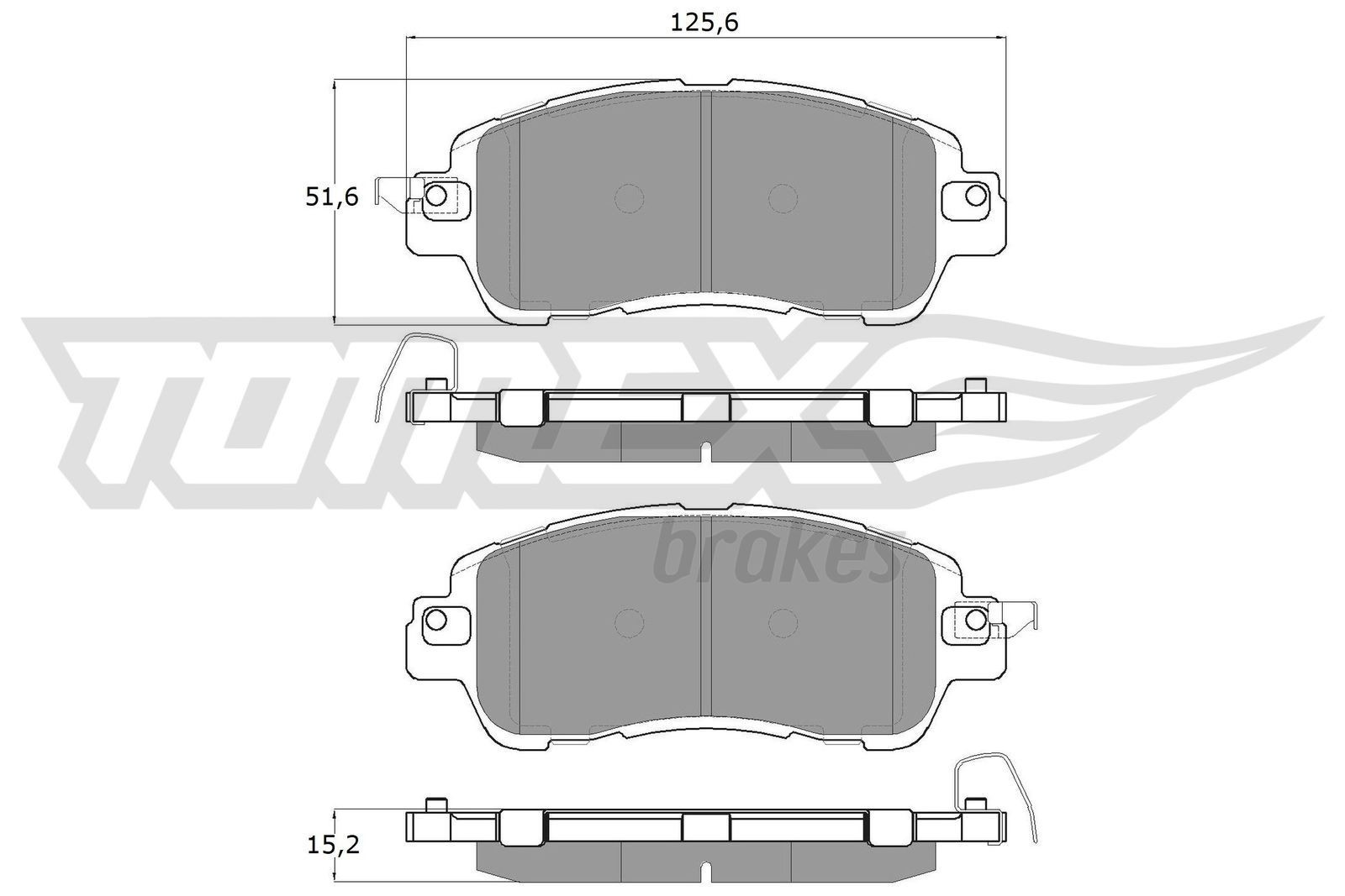 TOMEX brakes Brake pad set Article number: TX 18-26 cheaply