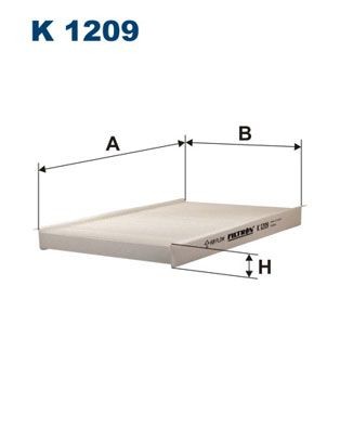 FILTRON Pollen filter Article number: K 1209 cheaply