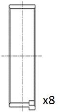 FAI AutoParts Big End Bearings Article number: BB2031-025 cheaply