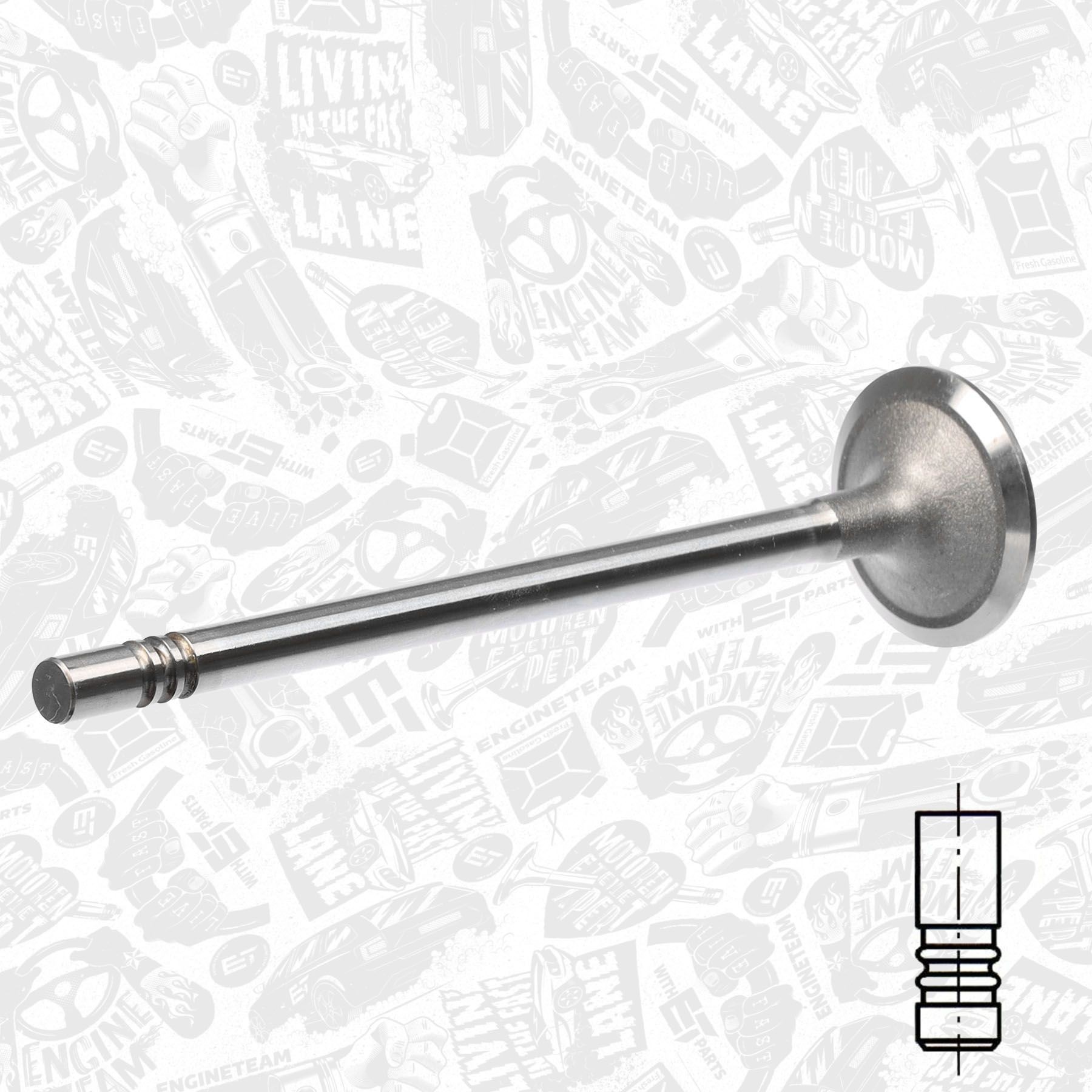 ET ENGINETEAM Indsugningsventil Varenummer: VI0166 billige