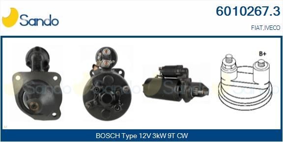 SANDO Alternator Article number: 2015047.0 cheaply