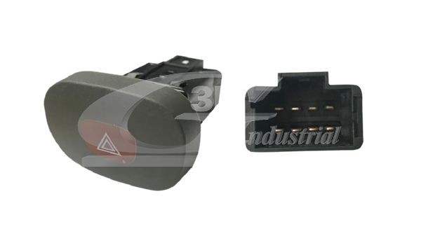 3RG 82628 Hazard Light Switch CLIO 1.5 dCi 80 PS Diesel 2016