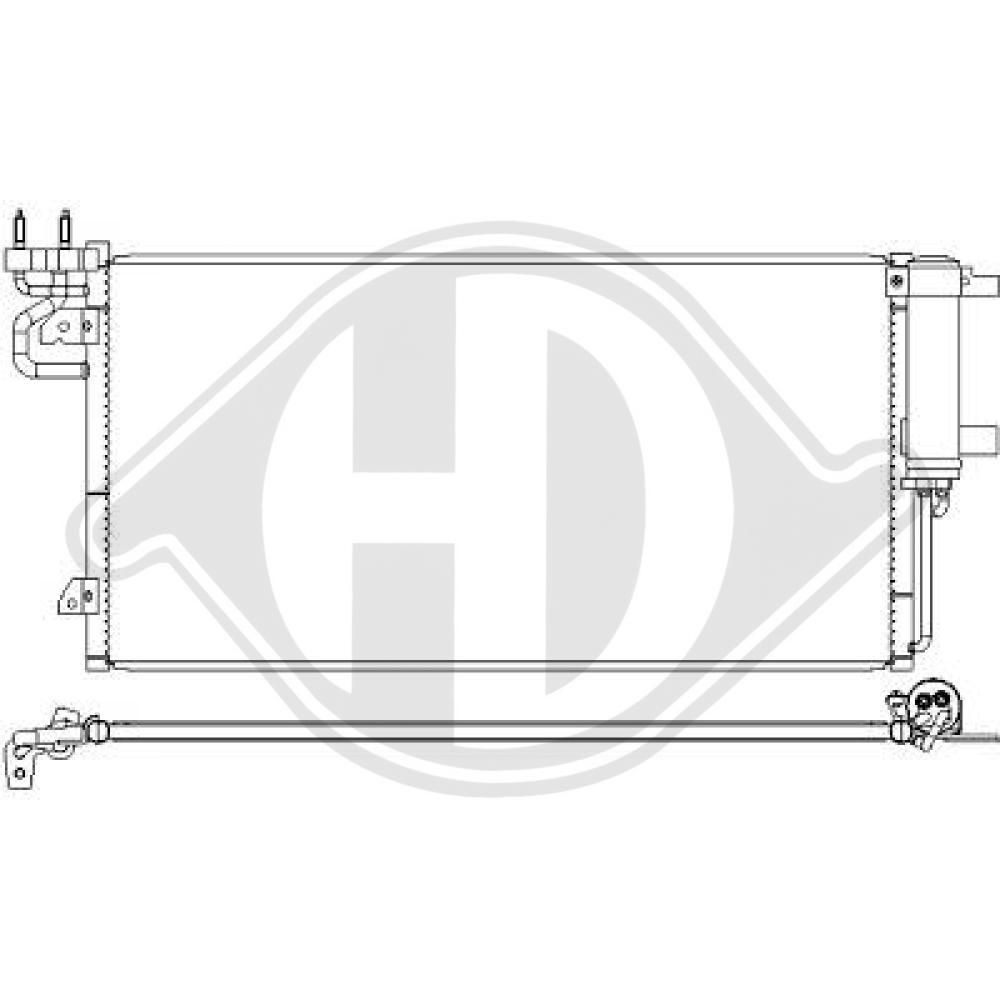 DIEDERICHS Engine radiator Article number: DCM3947 cheaply