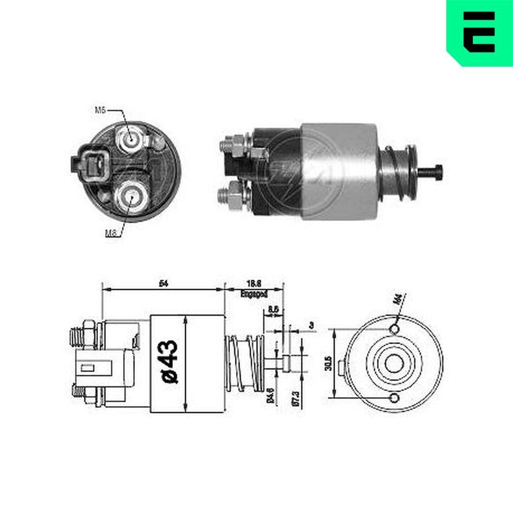 ERA Starter solenoid Article number: ZM2391 cheaply
