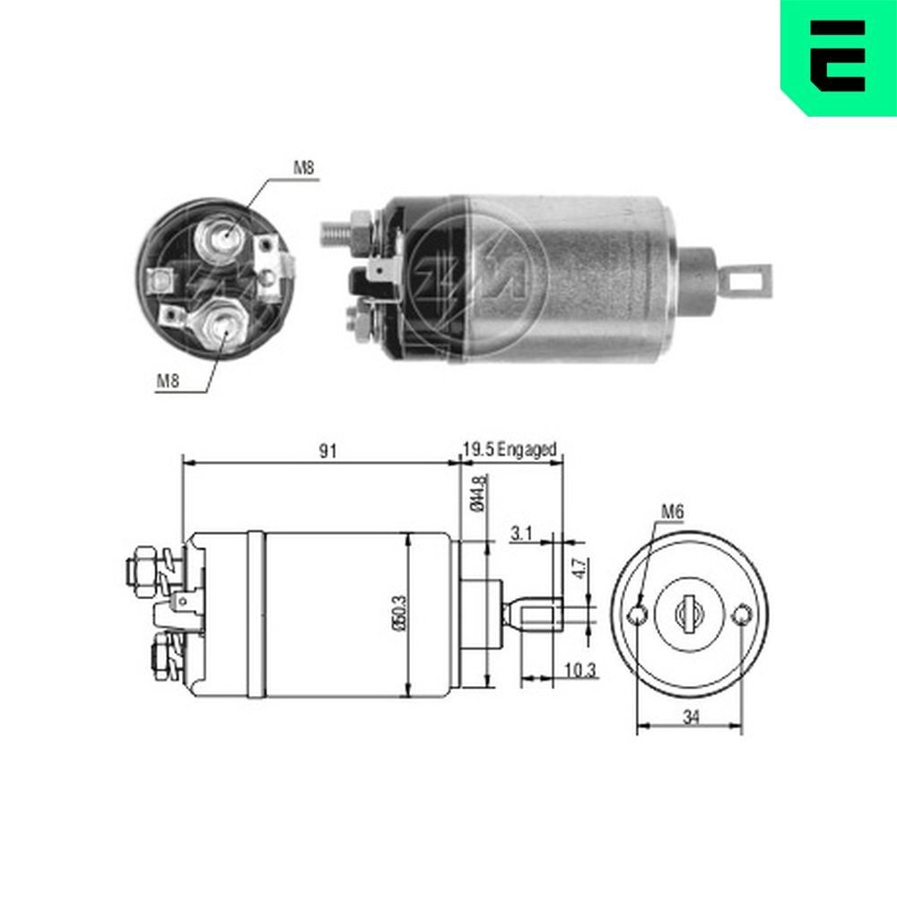 ERA Starter solenoid Article number: ZM3722 cheaply