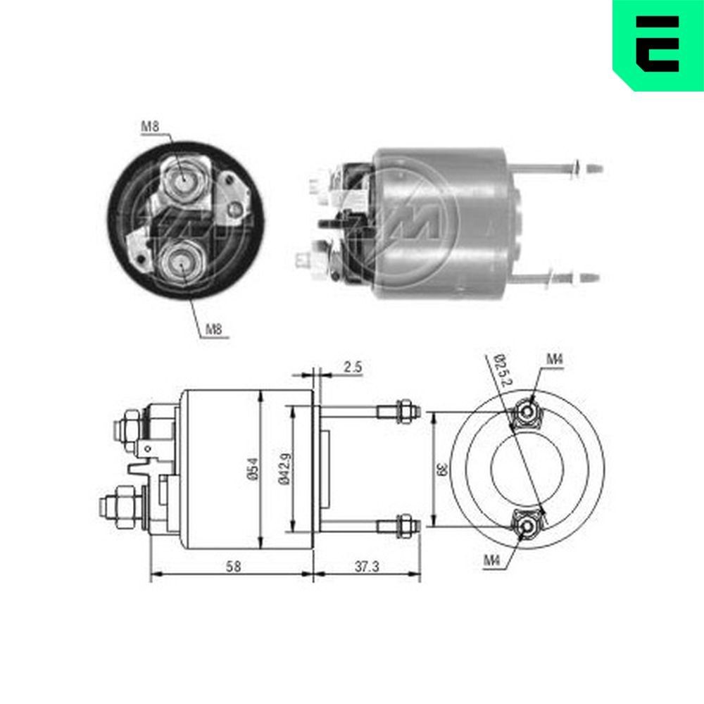 ERA Starter solenoid Article number: ZM592 cheaply