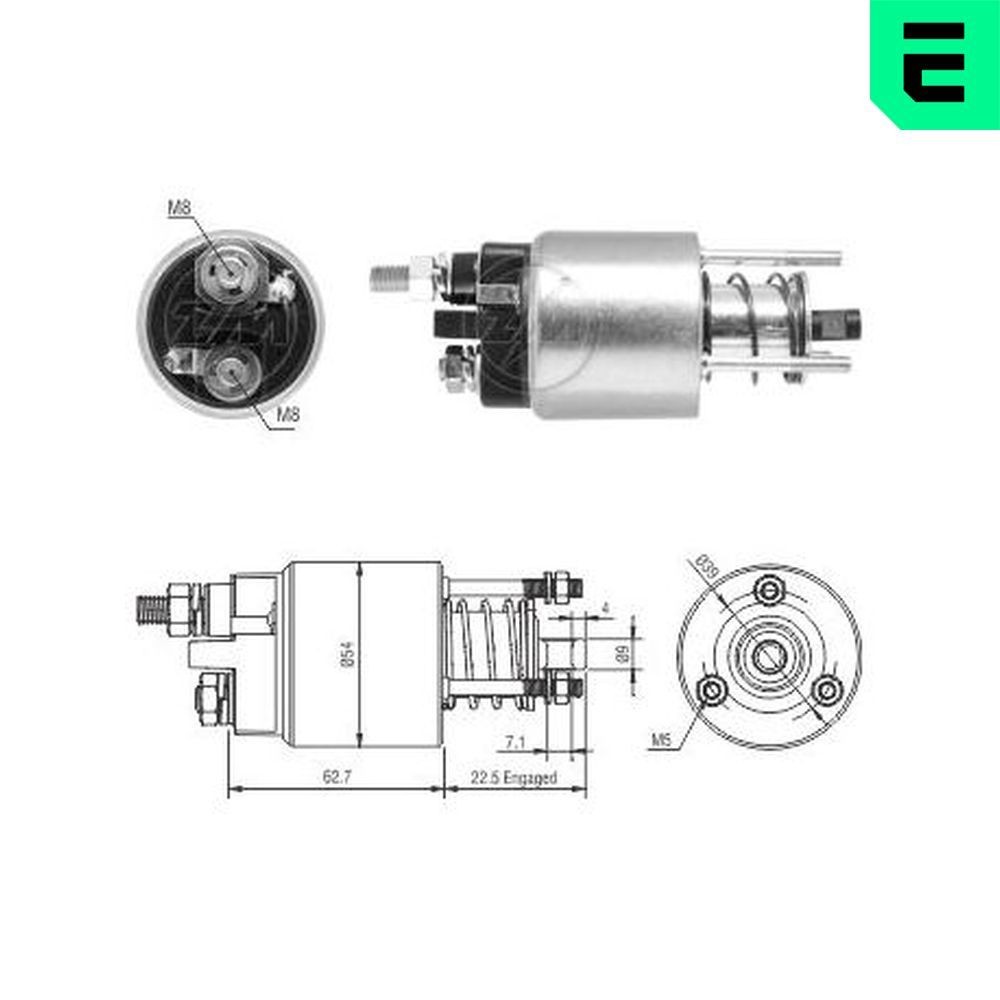 ERA Starter solenoid Article number: ZM9395 cheaply