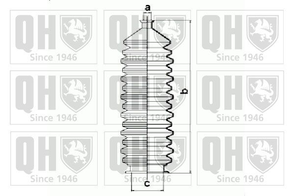 QUINTON HAZELL Bellow Set, steering Article number: QG1323 cheaply
