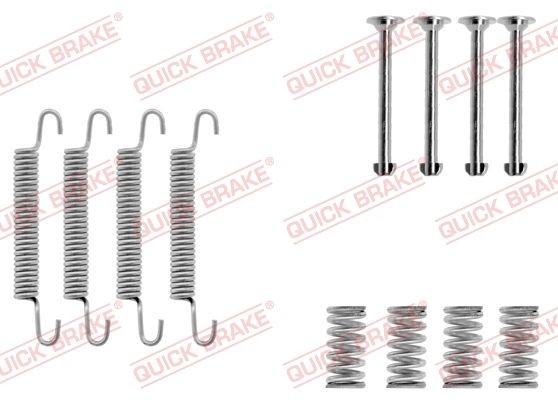 QUICK BRAKE Brake shoe fitting kit Article number: 105-0667 cheaply