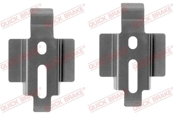 QUICK BRAKE 109-1154 Priedų komplektas, diskinių stabdžių trinkelės SIERRA 2.9 145 AG benzinas 1993