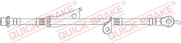 QUICK BRAKE Brake hose Article number: 58.861 cheaply