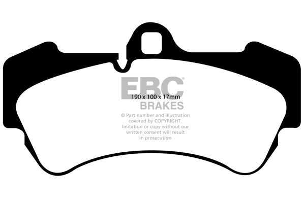 EBC Brakes Brake pad set Article number: DP41521R cheaply