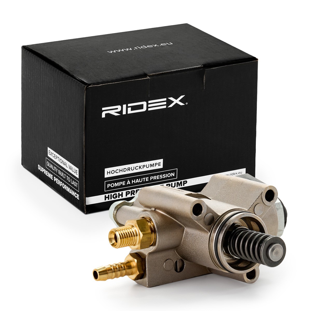 RIDEX High pressure fuel pump Article number: 3918H0100 cheaply