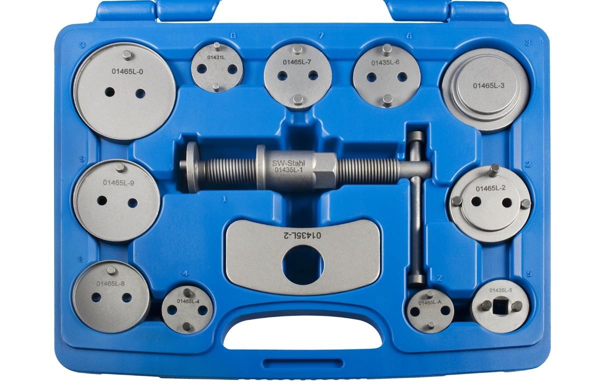 SW-Stahl Turn / Reset Tool Set, brake caliper piston Article number: 01435L cheaply