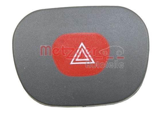 METZGER 0916591 Hazard Light Switch CLIO 1.5 dCi 80 PS Diesel 2016