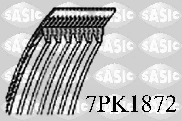 SASIC Serpentine belt Article number: 7PK1872 cheaply
