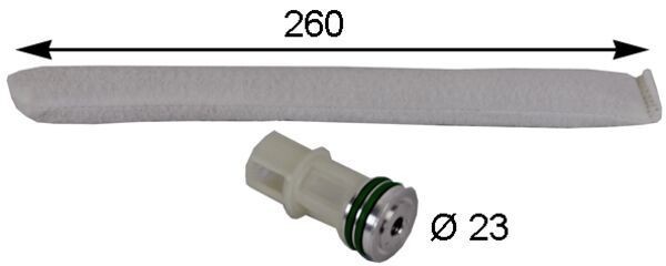 MAHLE ORIGINAL Dryer, air conditioning Article number: AD 88 000S cheaply