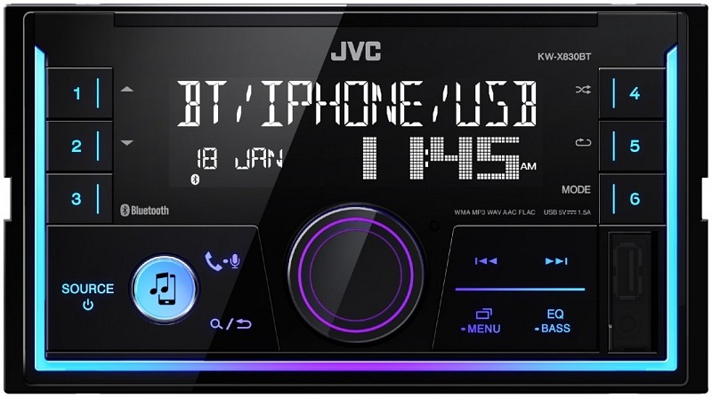 OEM Bilradio KW-X830BT fra JVC