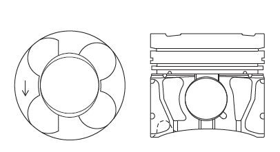 FAI AutoParts Piston Article number: PK24-000 cheaply