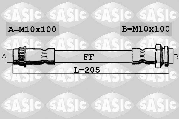 SASIC Brake hose Article number: 6600066 cheaply