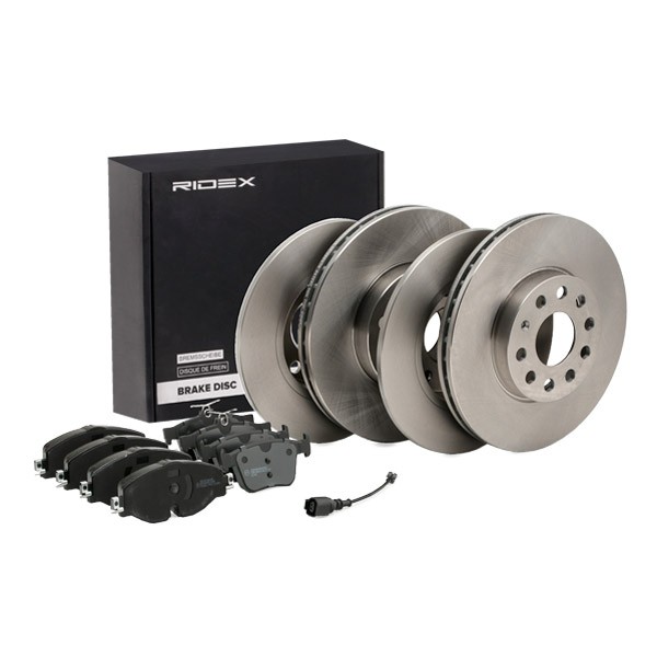 RIDEX Brake discs and pads set Article number: 3405B0502 cheaply