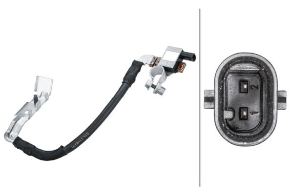 HELLA Sensor, battery management Article number: 6PK 358 158-021 cheaply