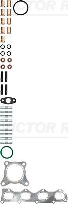REINZ 04-10345-01 Montaažikomplekt, kompressor PASSAT 1.4 TSI 122 HP Bensiin 2011