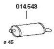 PEDOL Rear silencer Article number: 014.543 cheaply