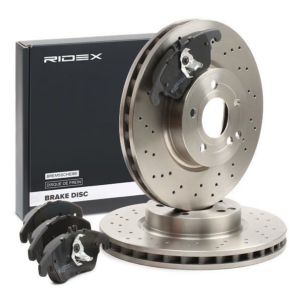 RIDEX Brake discs and pads set Article number: 3405B1147 cheaply