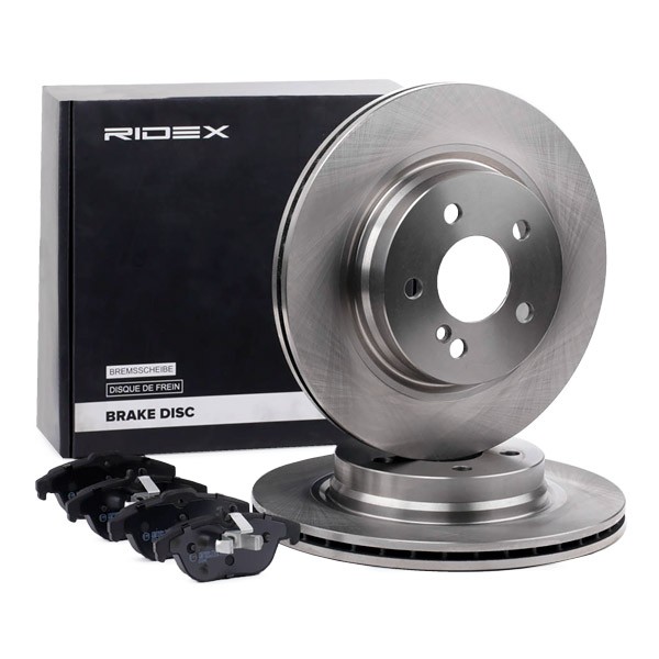 RIDEX Brake discs and pads set Article number: 3405B1261 cheaply