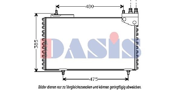 AKS DASIS Air conditioning condenser Article number: 062000N cheaply