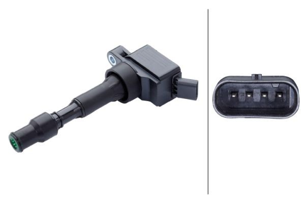 HELLA Ignition coil Article number: 5DA 358 168-061 cheaply