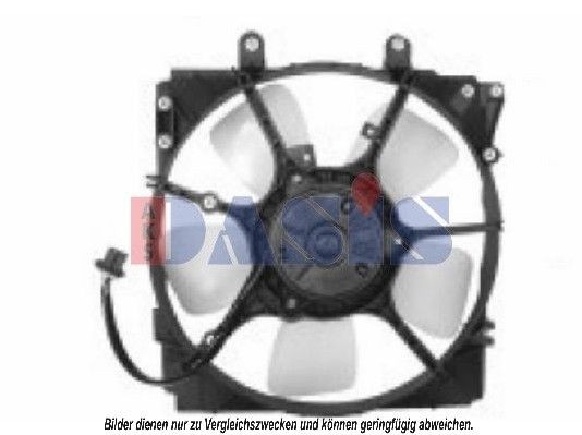 AKS DASIS Fan, radiator Article number: 118012N cheaply