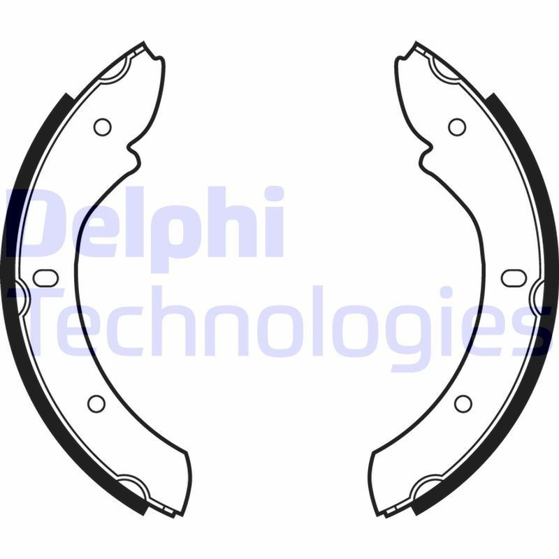 DELPHI Brake Shoe Set Article number: LS1866 cheaply