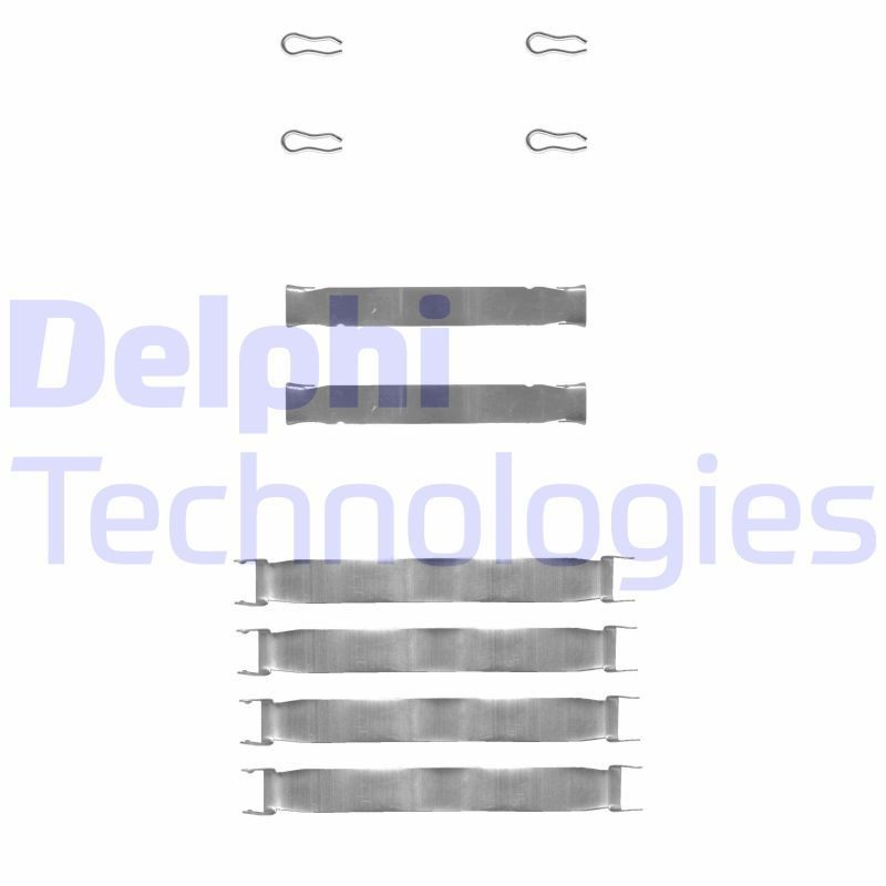 DELPHI LX0019 Lisakomplekt, ketaspiduriklotsid 25 2.8 V6 Injection 136 HP Bensiin 1993