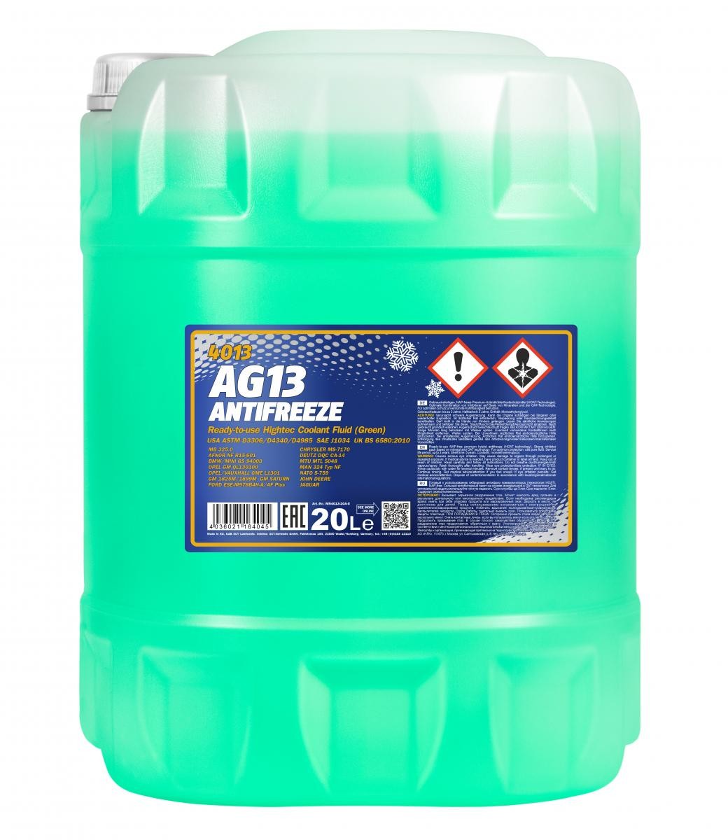MANNOL MN4013-20 Antifreeze XJ Six 4.0 284 PS Petrol 2003