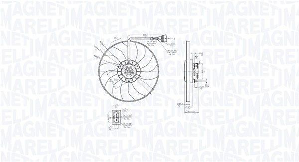 MAGNETI MARELLI Engine radiator Article number: 350213522003 cheaply