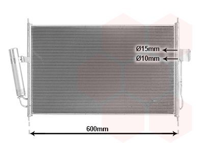 VAN WEZEL Air conditioning condenser Article number: 36015701 cheaply