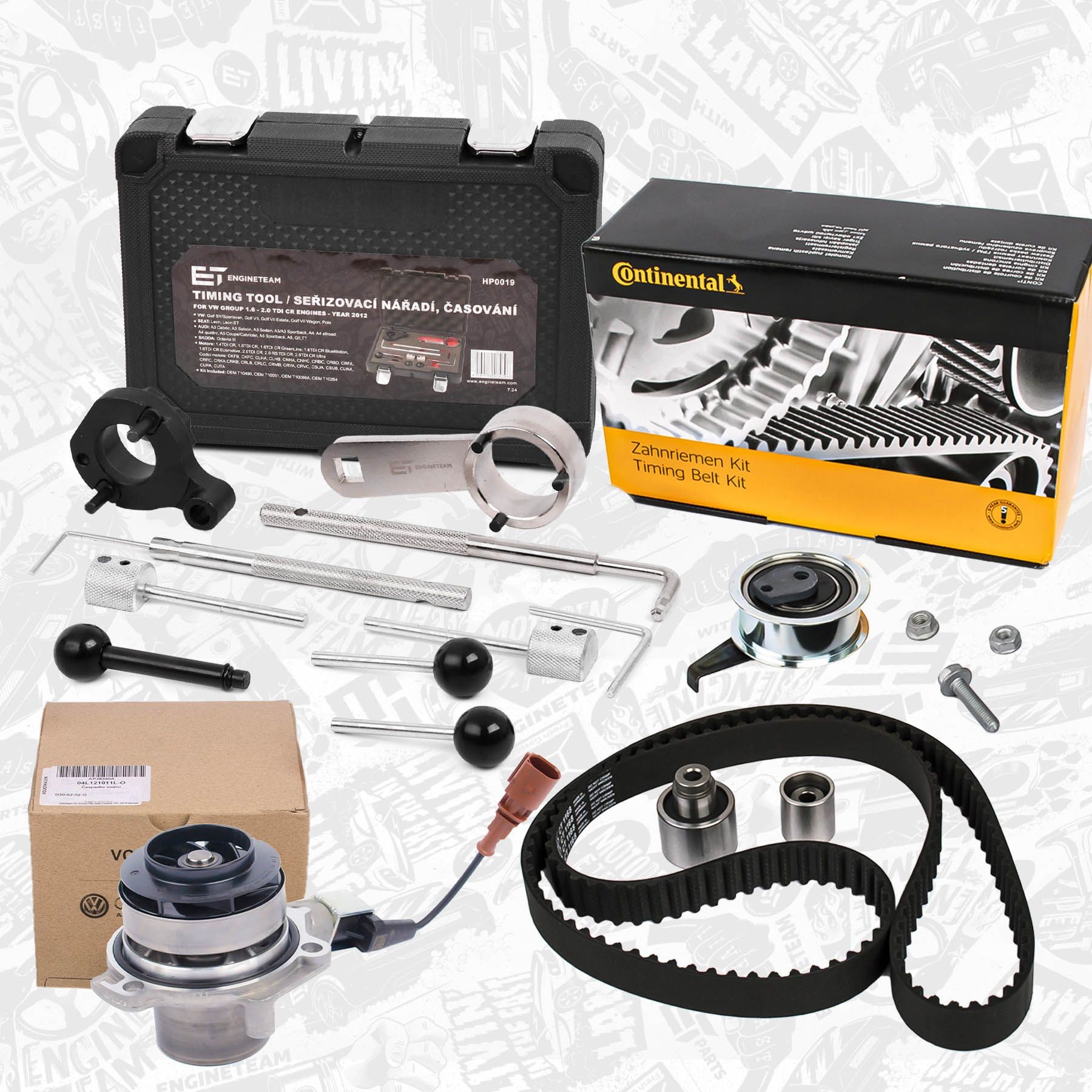 ET ENGINETEAM Water pump and timing belt kit Article number: RM0016GEVR2 cheaply