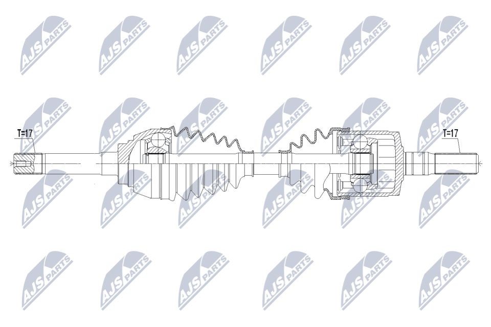 NTY Drive shaft Article number: NPW-IS-005 cheaply