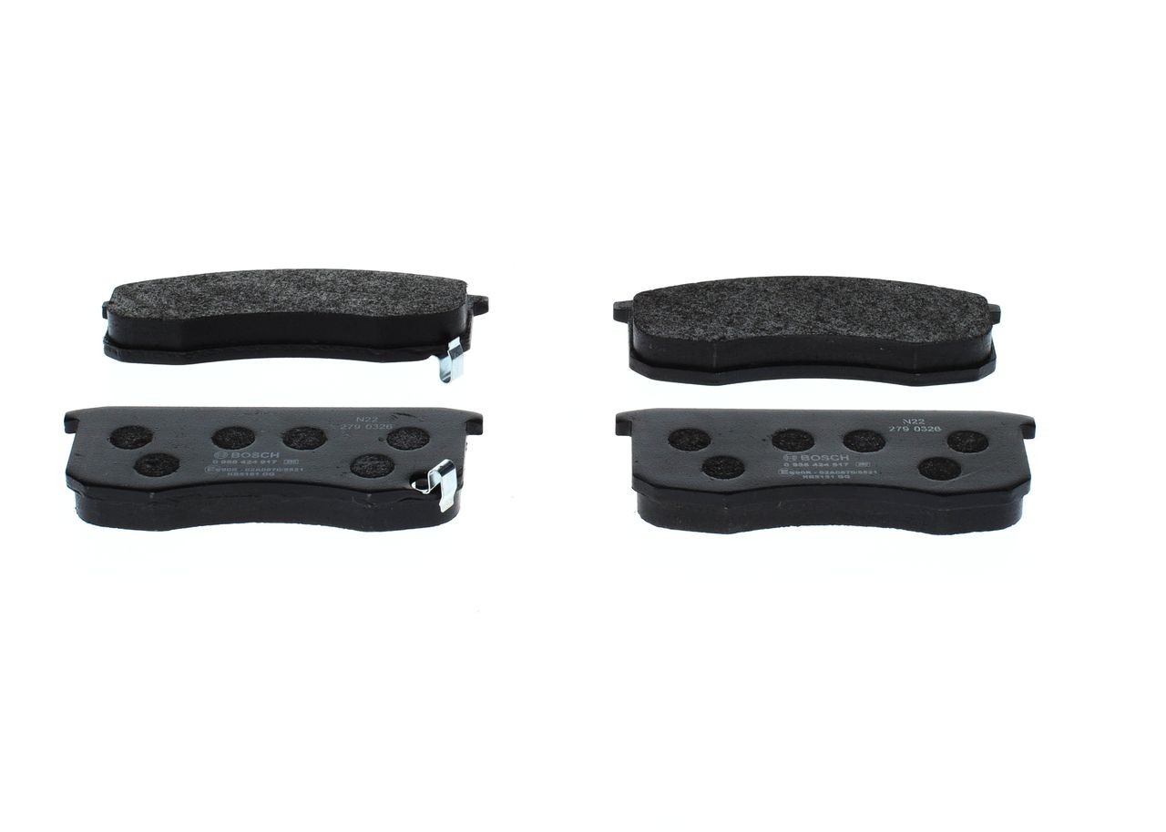 BOSCH Brake pad set Article number: 0 986 424 917 cheaply