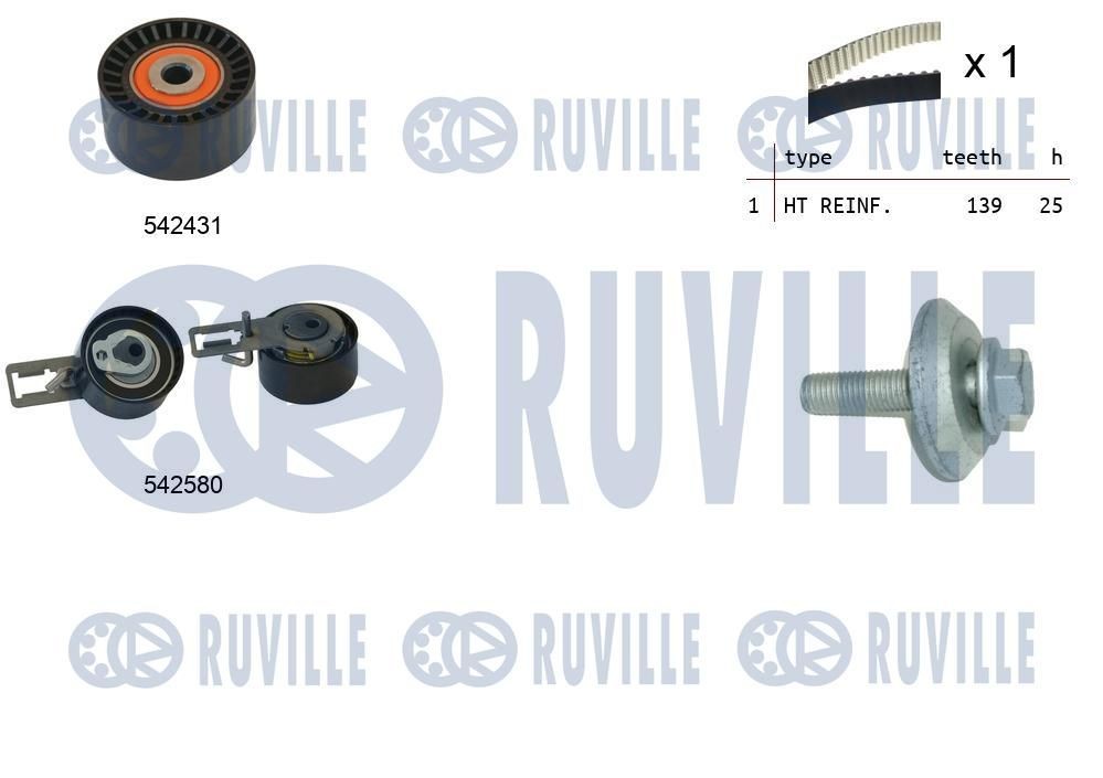 RUVILLE Hammasrihma komplekt Artikli number: 550386 soodsalt