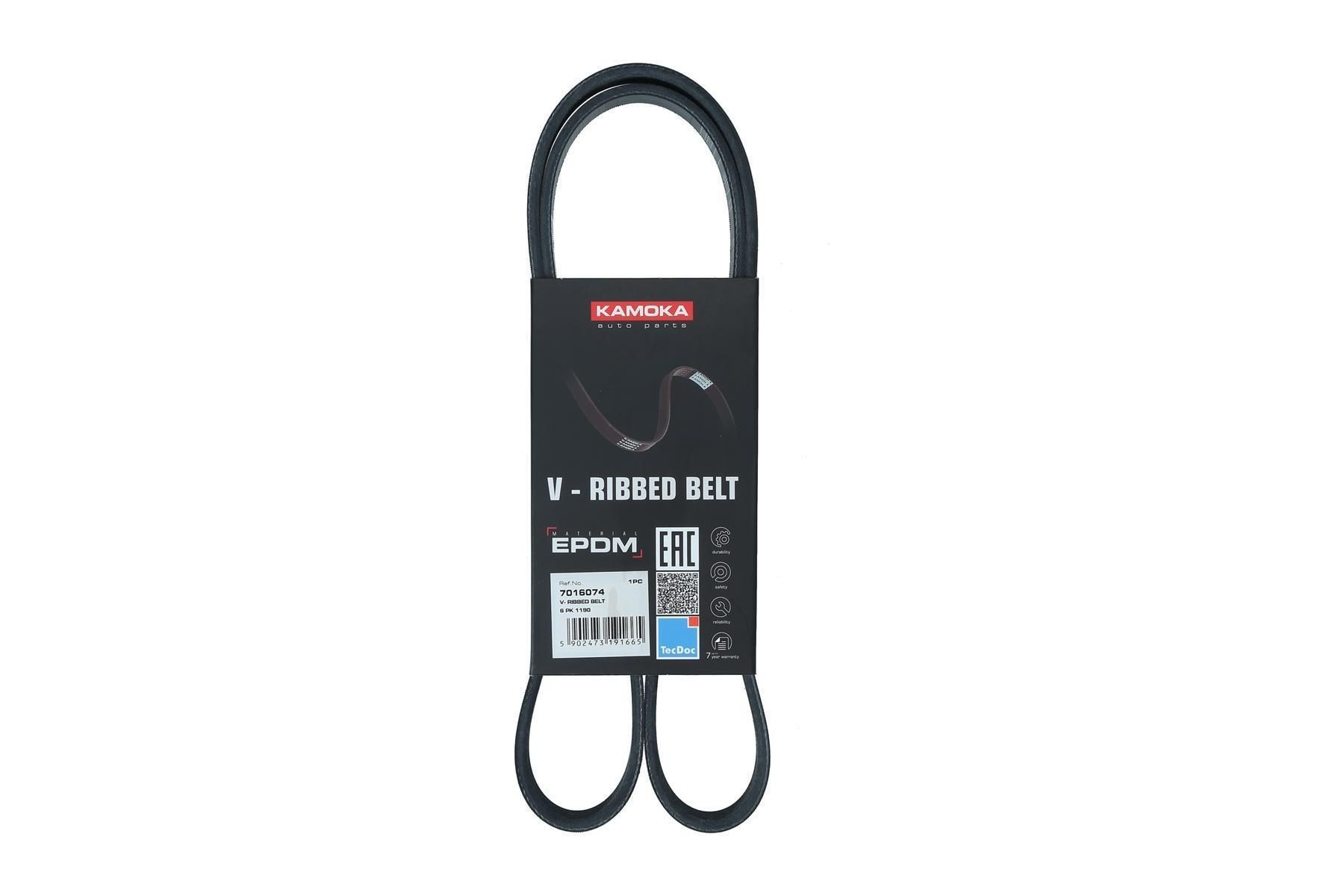 KAMOKA Serpentine belt Article number: 7016074 cheaply