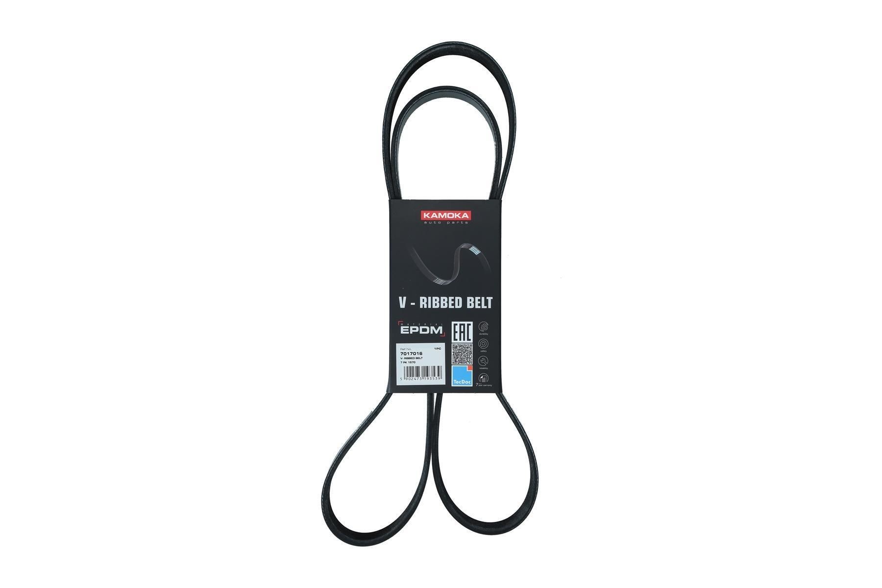 KAMOKA Serpentine belt Article number: 7017016 cheaply
