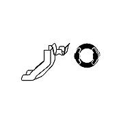 HJS Holding Bracket, silencer Article number: 82 12 2223 cheaply
