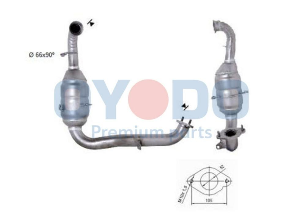 Oyodo Exhaust Pipe Article number: 20N0055-OYO cheaply