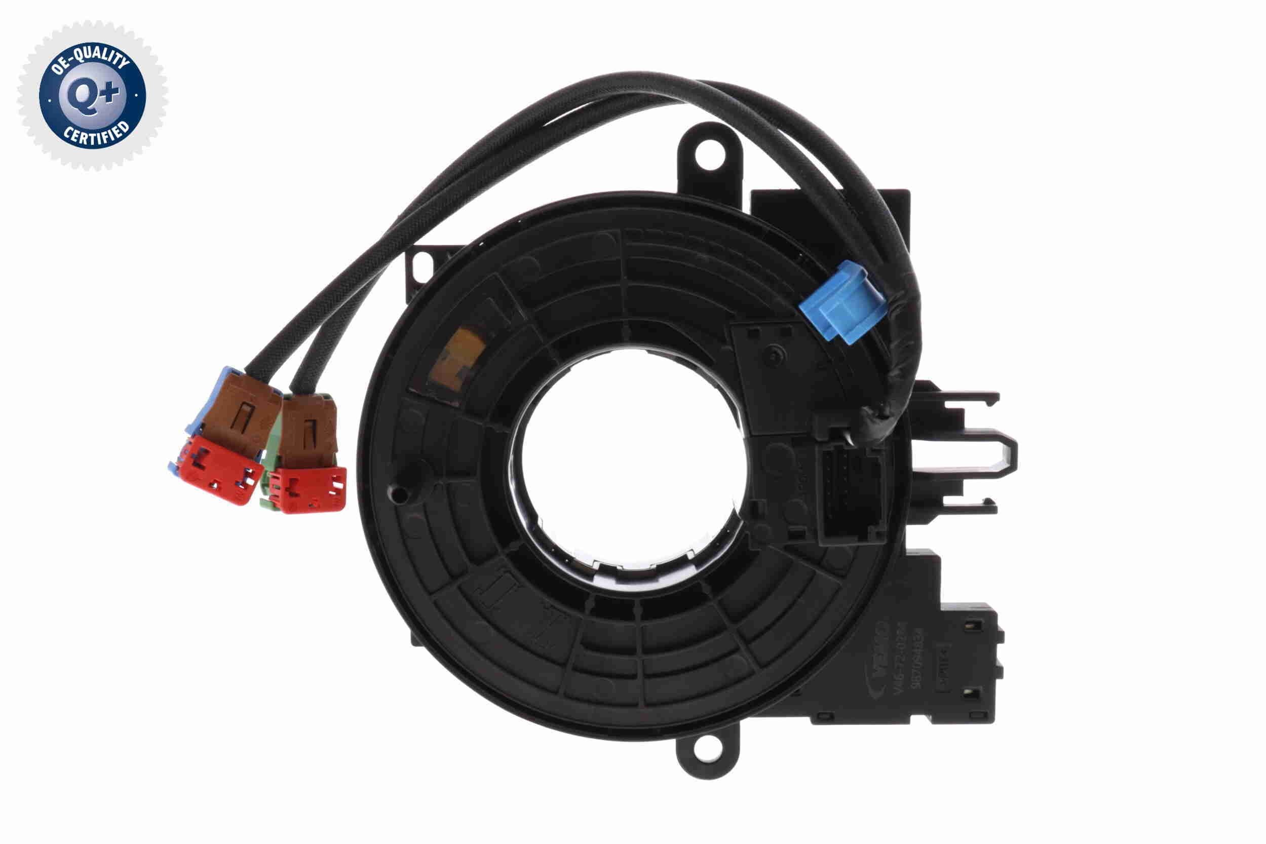 VEMO V46-72-0284 Clockspring, airbag MEGANE 1.5 dCi 110 (B9A3) 110 PS Diesel