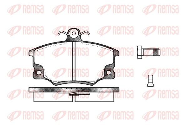 REMSA Brake pad set Article number: 0146.14 cheaply