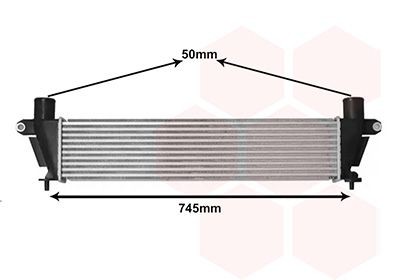 VAN WEZEL Intercooler Article number: 36014701 cheaply